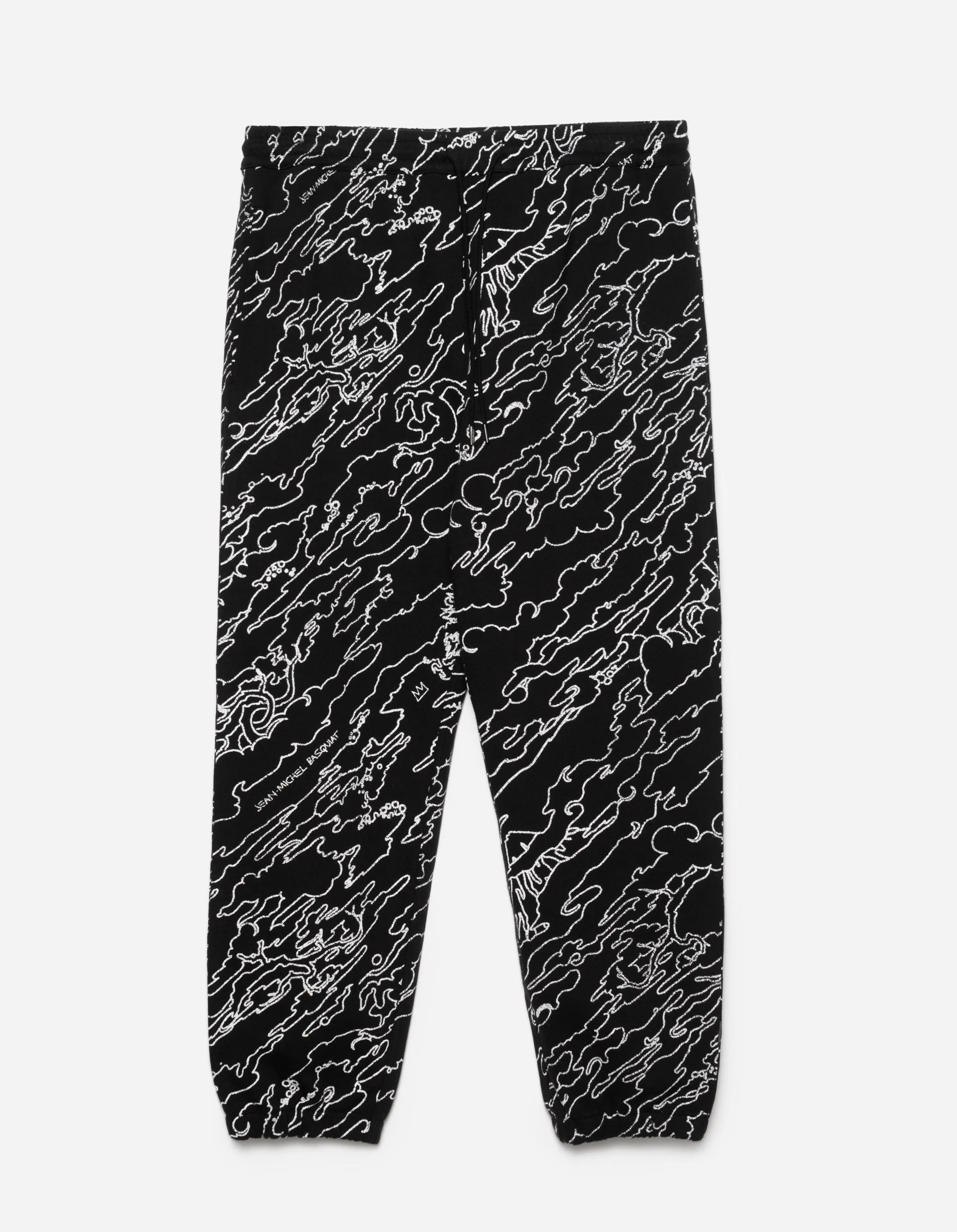 5129 Maha Basquiat Camo Sweatpants Black