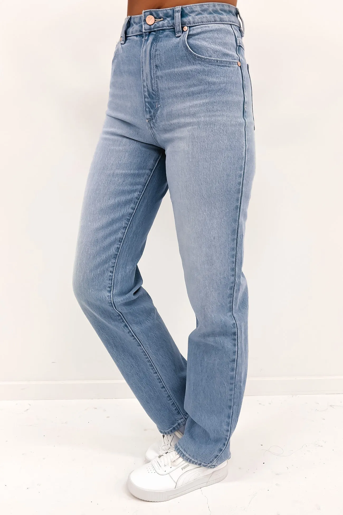 A 94 High Straight Jean Gina