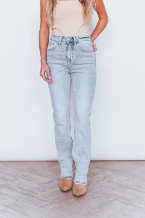 A Blue Feeling Straight Leg Denim Jeans