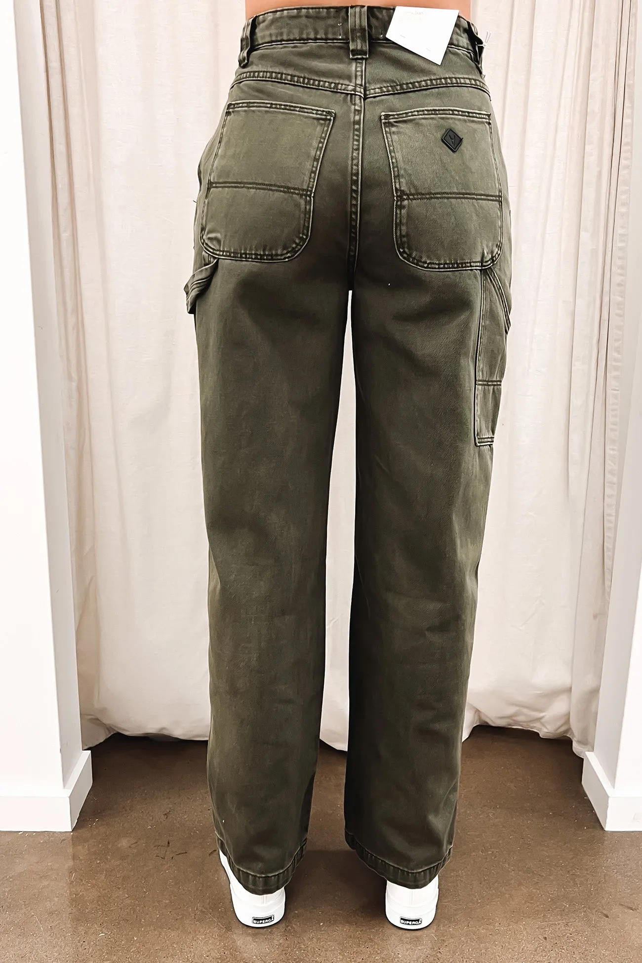 A Carrie Carpenter Jean Army Green