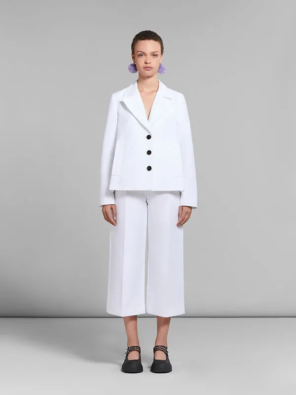 A-Line Cady Jacket in White