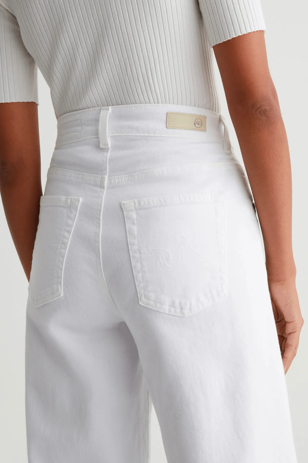 AG Denim The Deven Jean - Cloud White