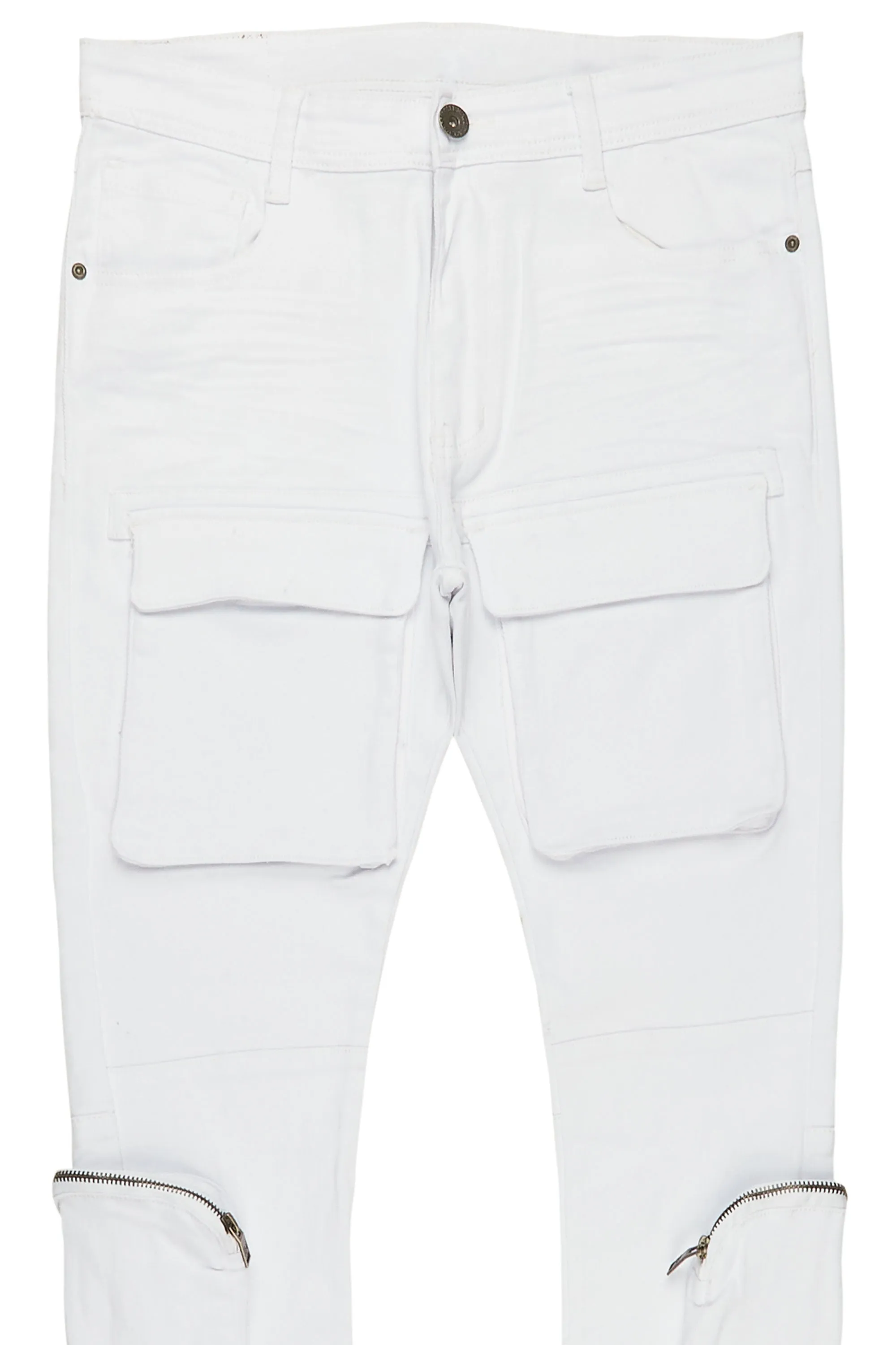 Andre White Cargo Jean