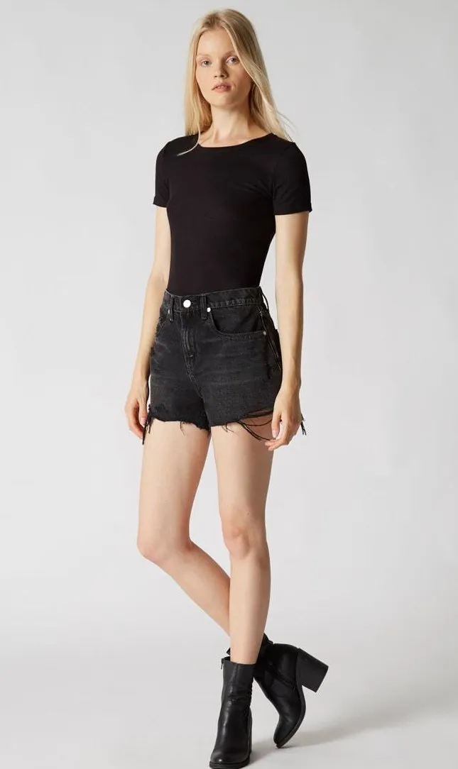 Blank NYC Blackbuster High Rise Jean Shorts