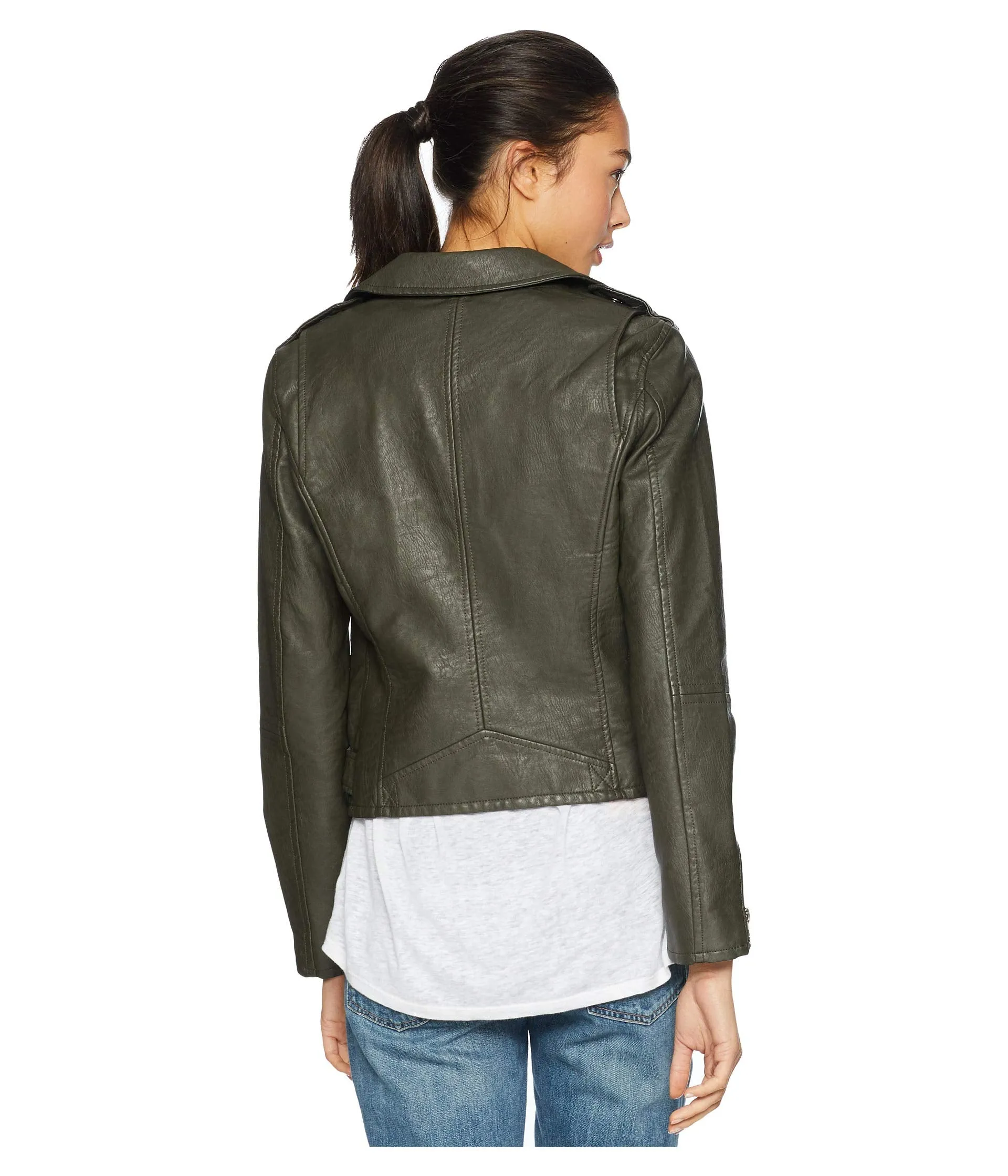 Blank NYC Merry Jane Vegan Leather Moto Jacket