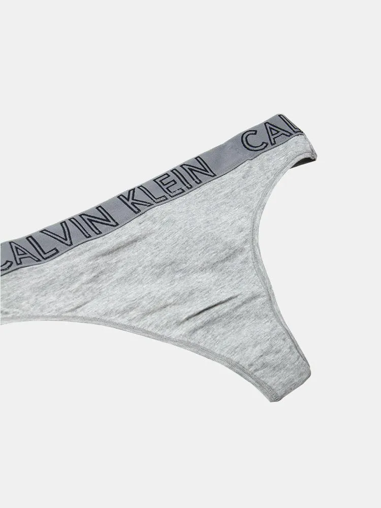 Calvin Klein Ultimate Cotton Thong - Grey