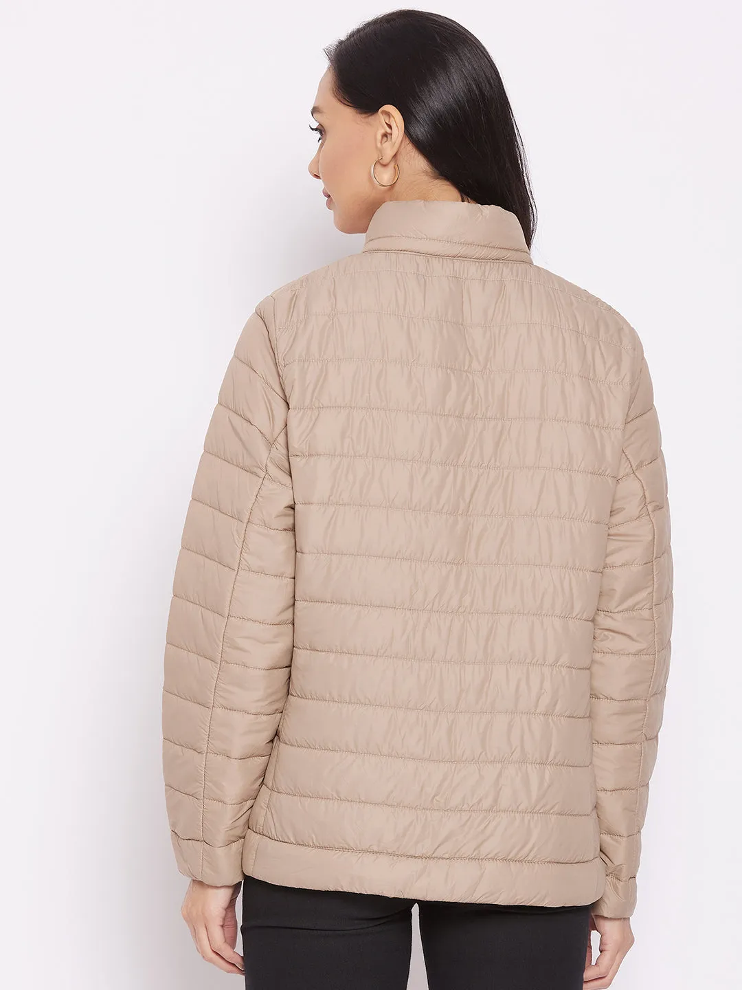 Cantabil Beige Women's Jacket