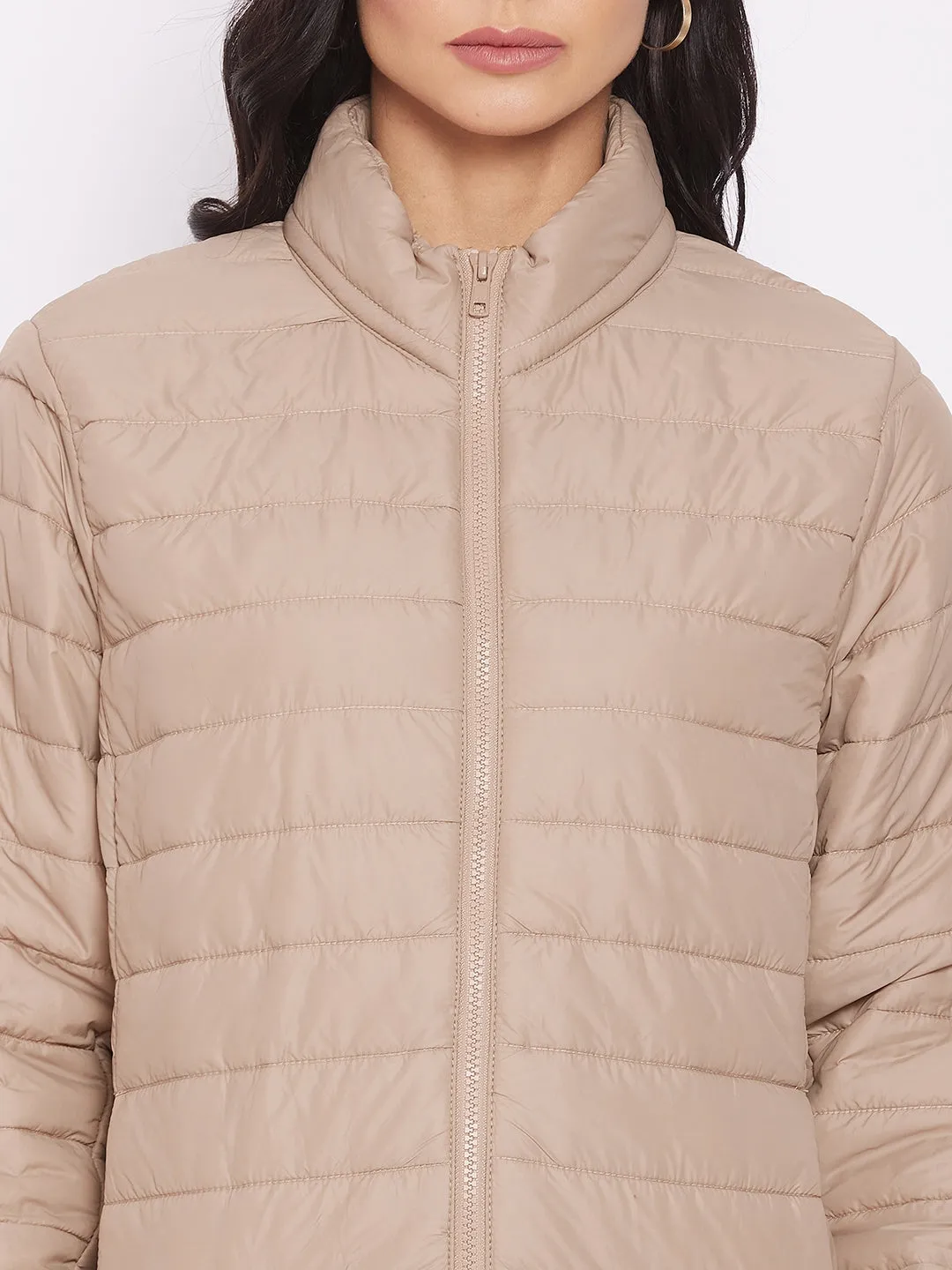 Cantabil Beige Women's Jacket