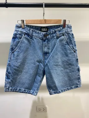 Carpenter Denim Short - Celeste