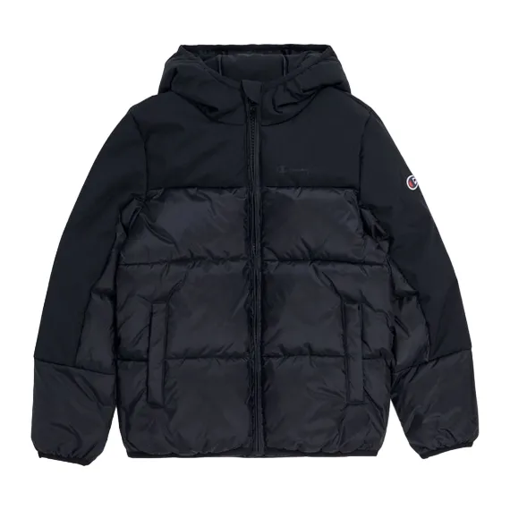 Champion boys' jacket with hood 306571 KK001 black