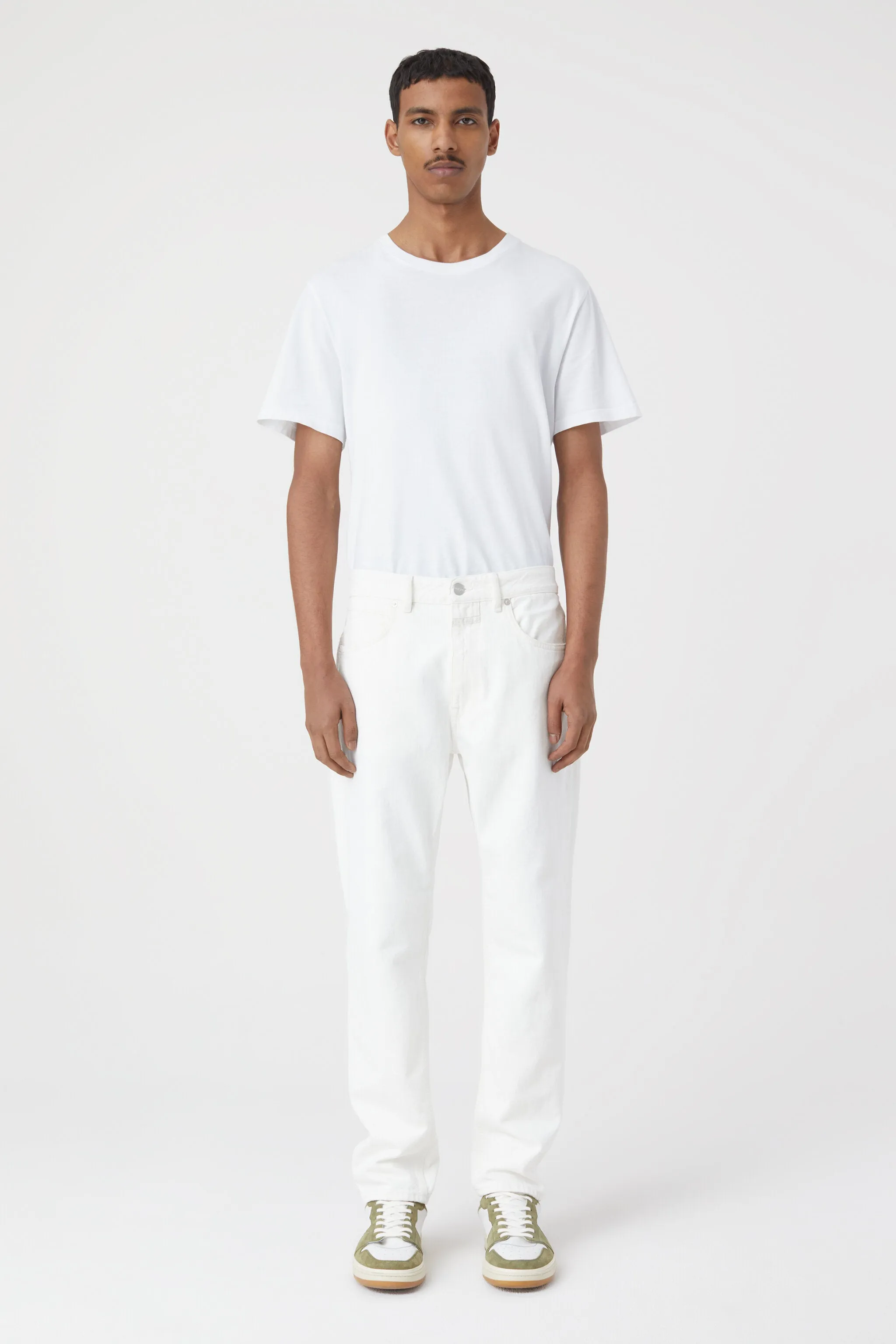 Closed Ivory White Cooper Tapered Denim Jean