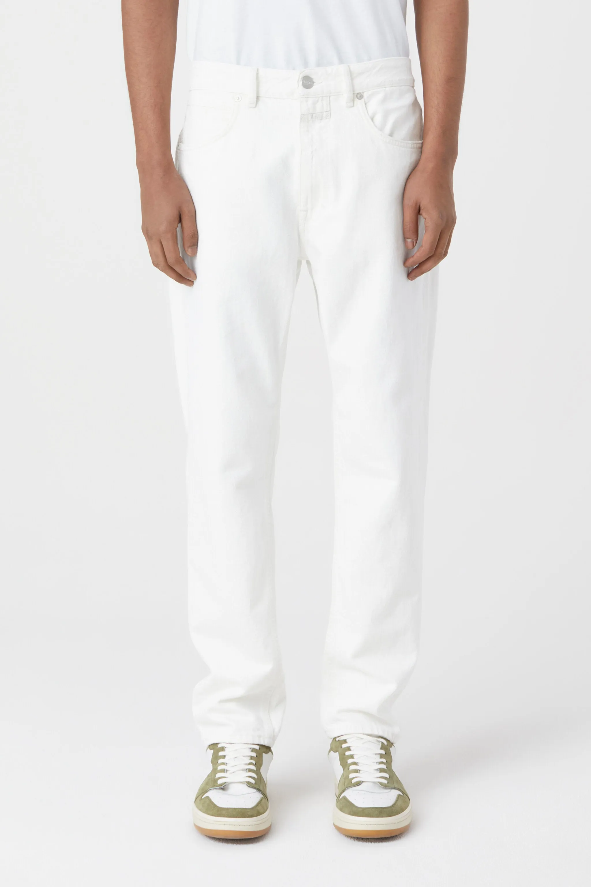 Closed Ivory White Cooper Tapered Denim Jean