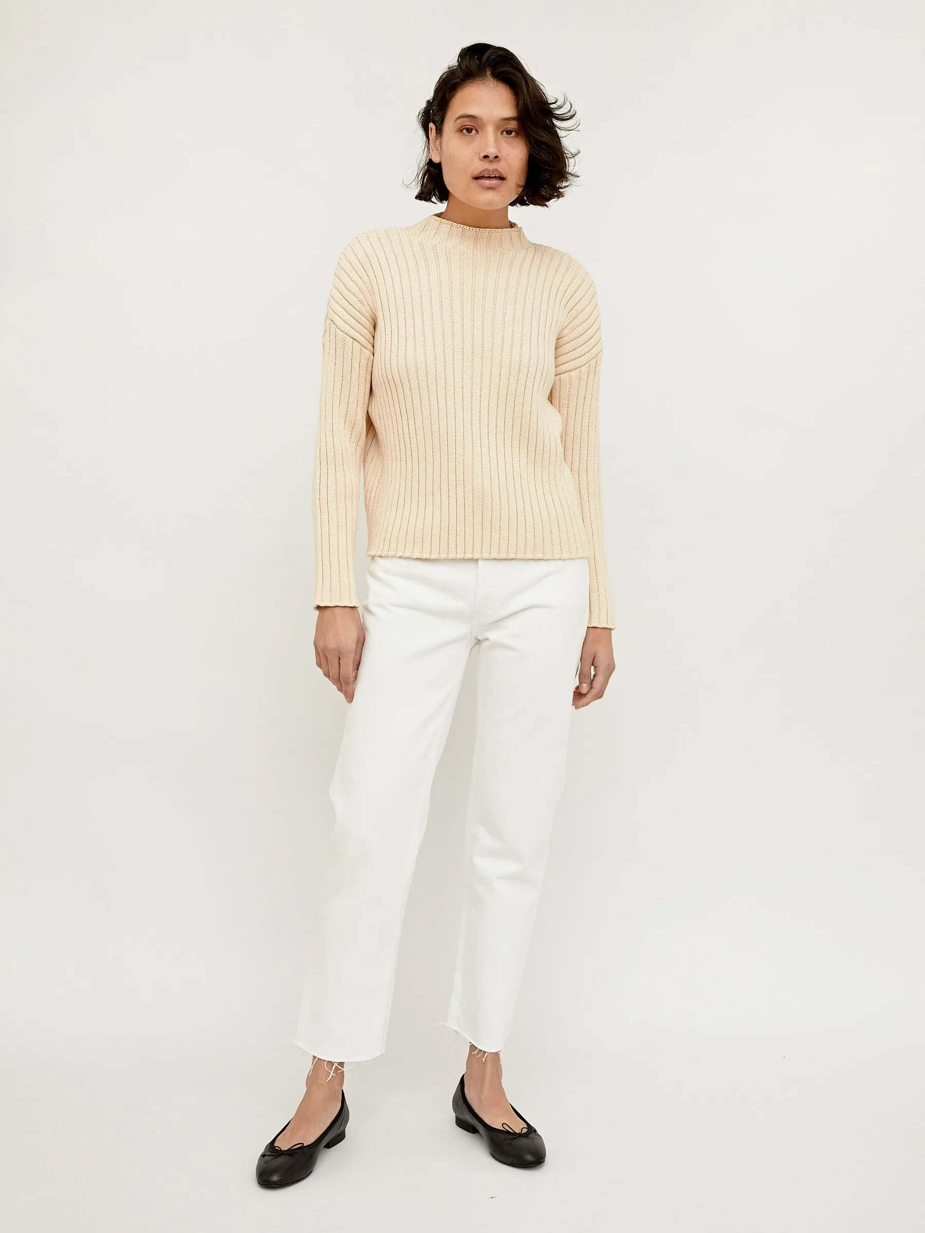 Cotton Rib Knit Jumper