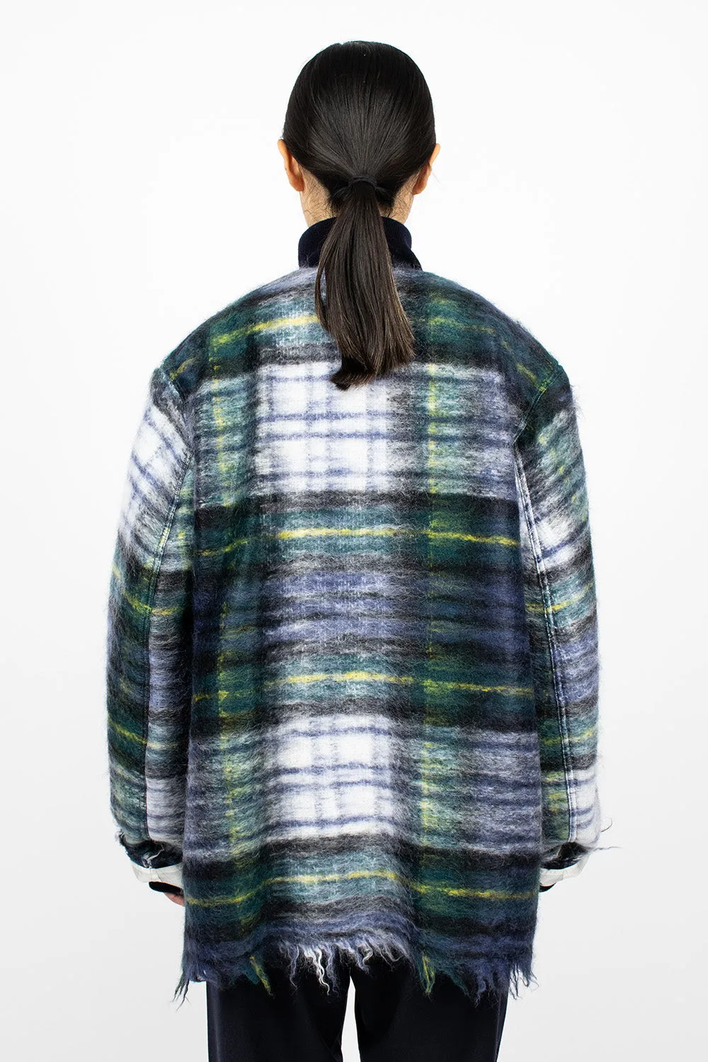 Croft Woven Jacket Green Tartan