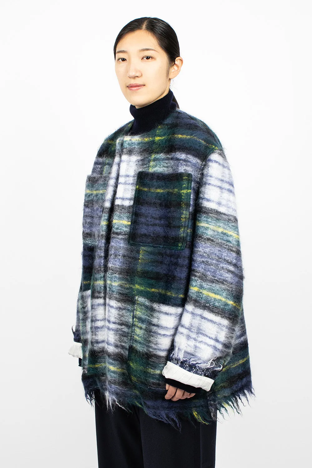 Croft Woven Jacket Green Tartan