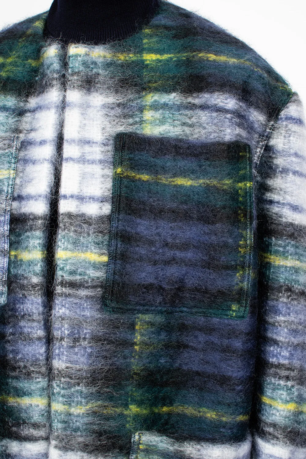 Croft Woven Jacket Green Tartan