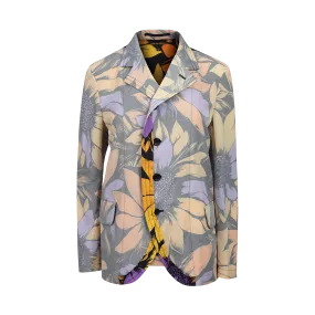 Floral Single-Breasted Jacket