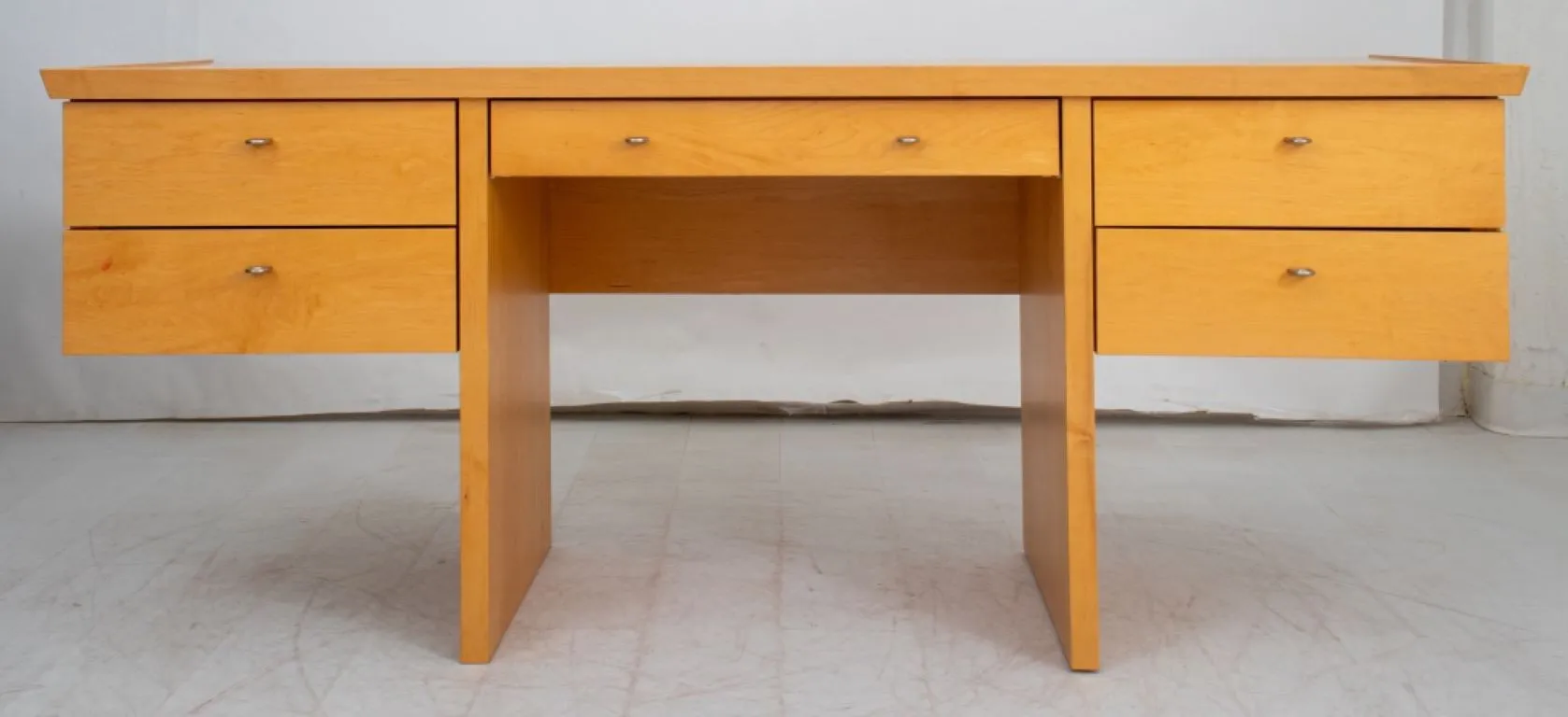 French Modern Style Beech Wood Desk