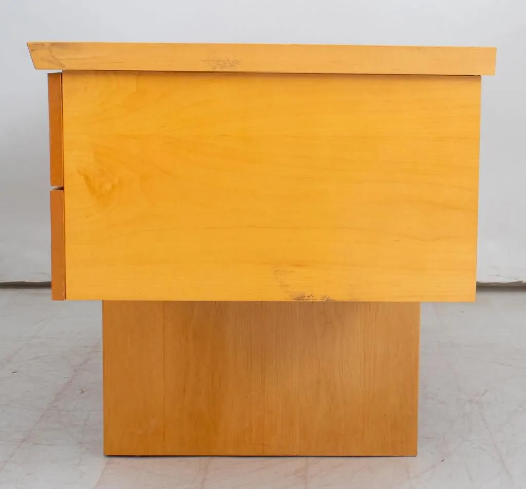 French Modern Style Beech Wood Desk