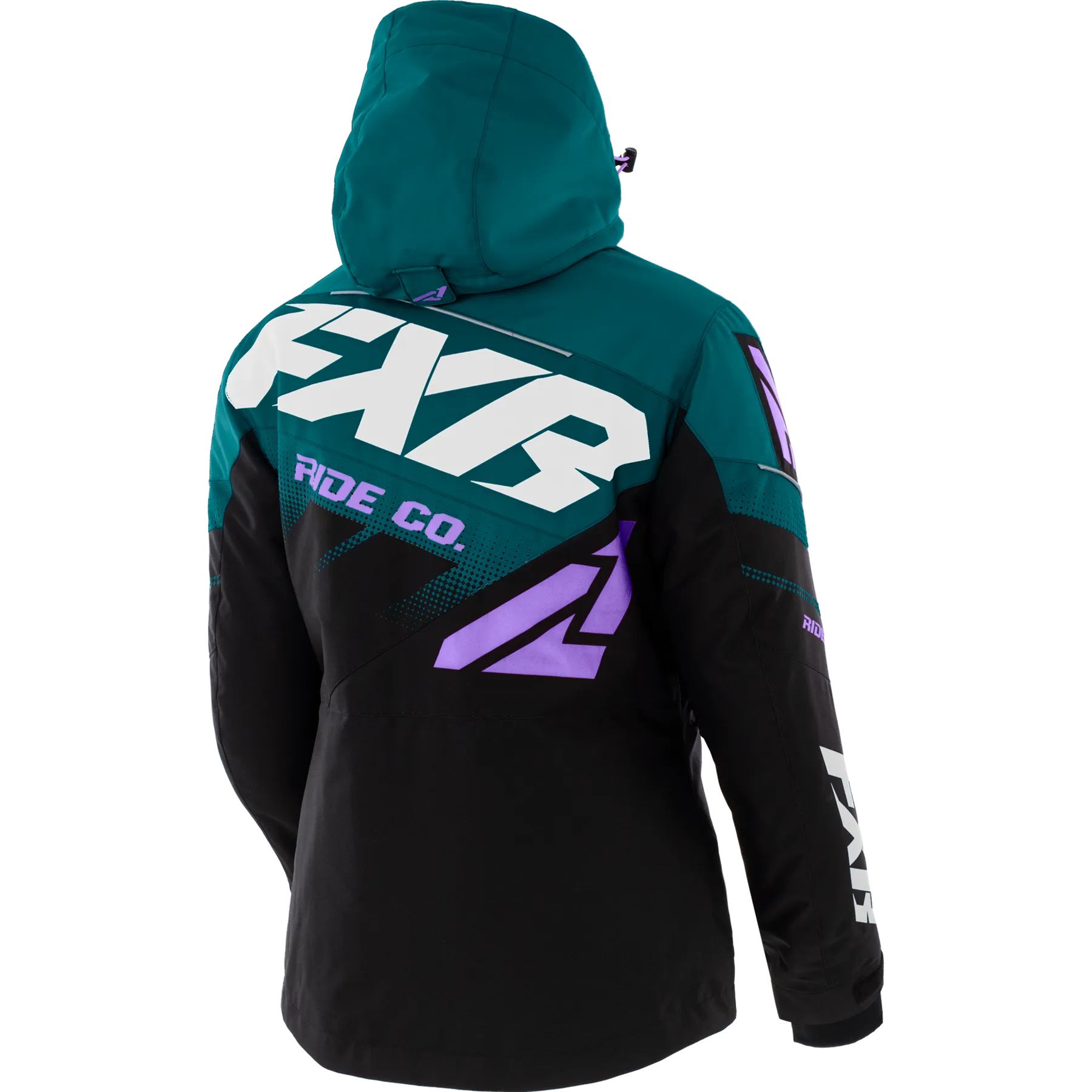 FXR Boost FX Womens Jacket Black/Ocean/Lilac