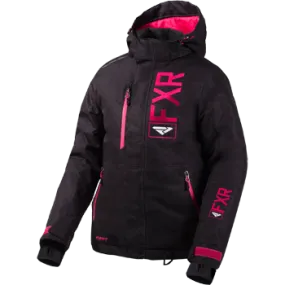 FXR Fresh Womens Jacket Black Linen/Fuchsia