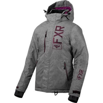 FXR Fresh Womens Jacket Grey Linen/Plum