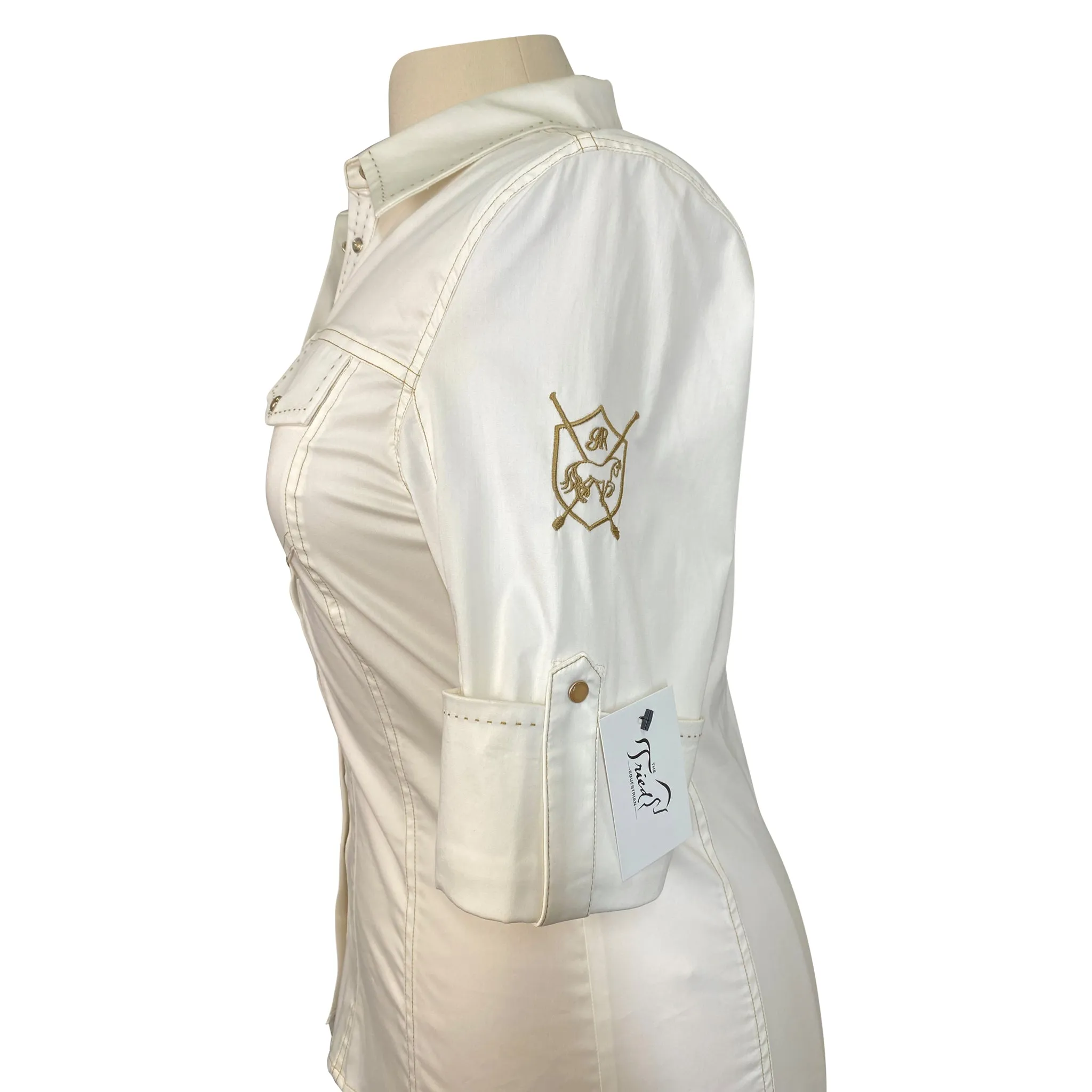 Goode Rider Jean Shirt in Off White - Women's XS