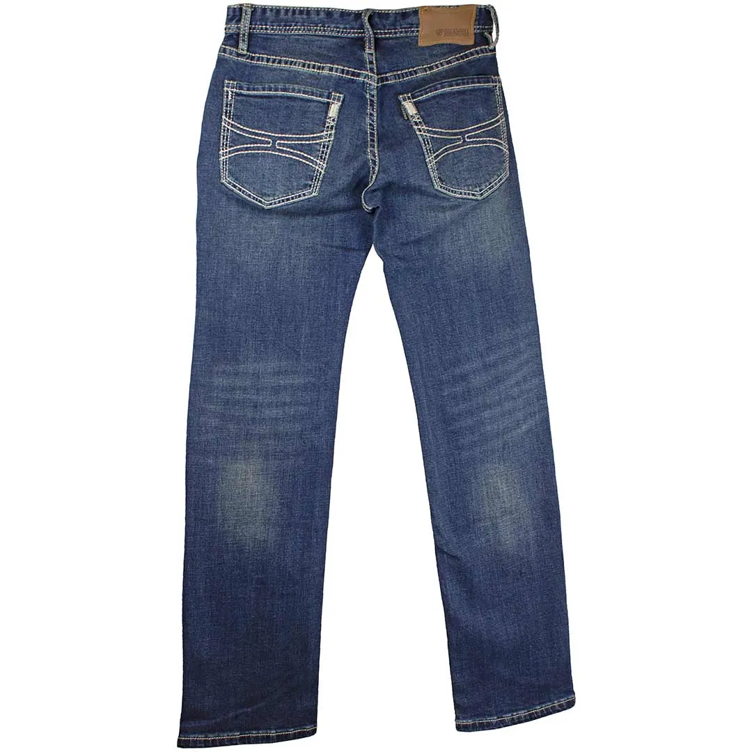 Hooey Men's Revolver Slim Fit Straight Leg Jeans