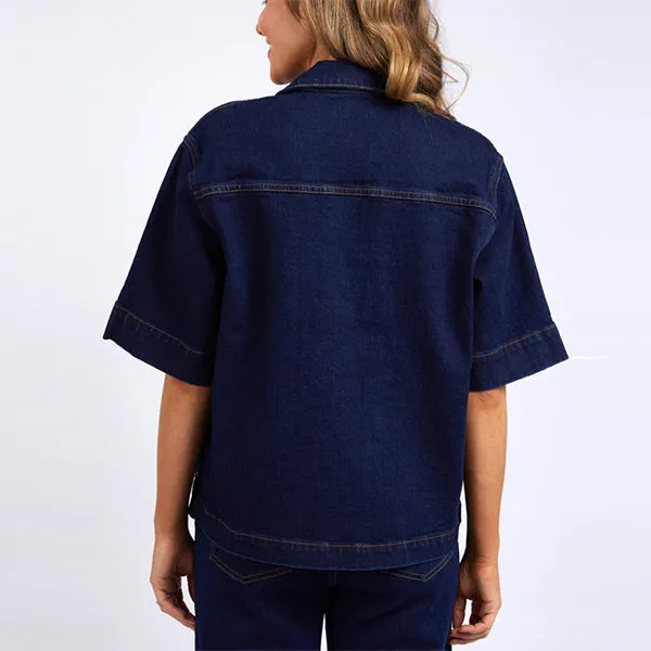 Huntleigh Short Sleeve Shirt - Indigo