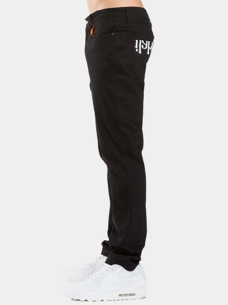 ilabb Capsize Straight Jeans - Black / White