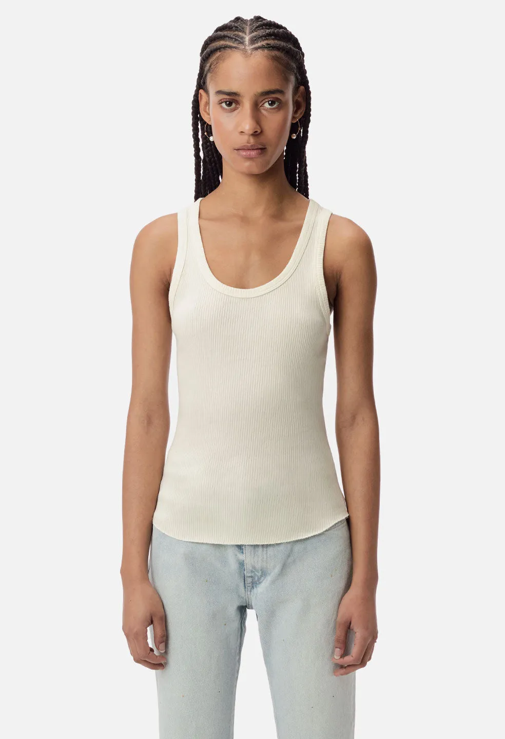 Inga Rib Tank / Ivory