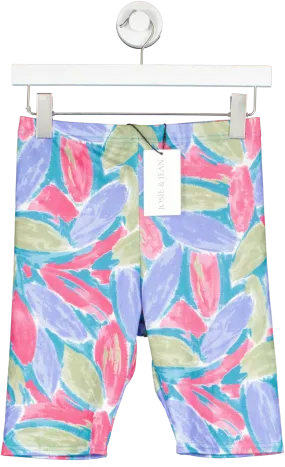 Josie & Jean Multicoloured The Oslo Shorts Brush Print UK 8