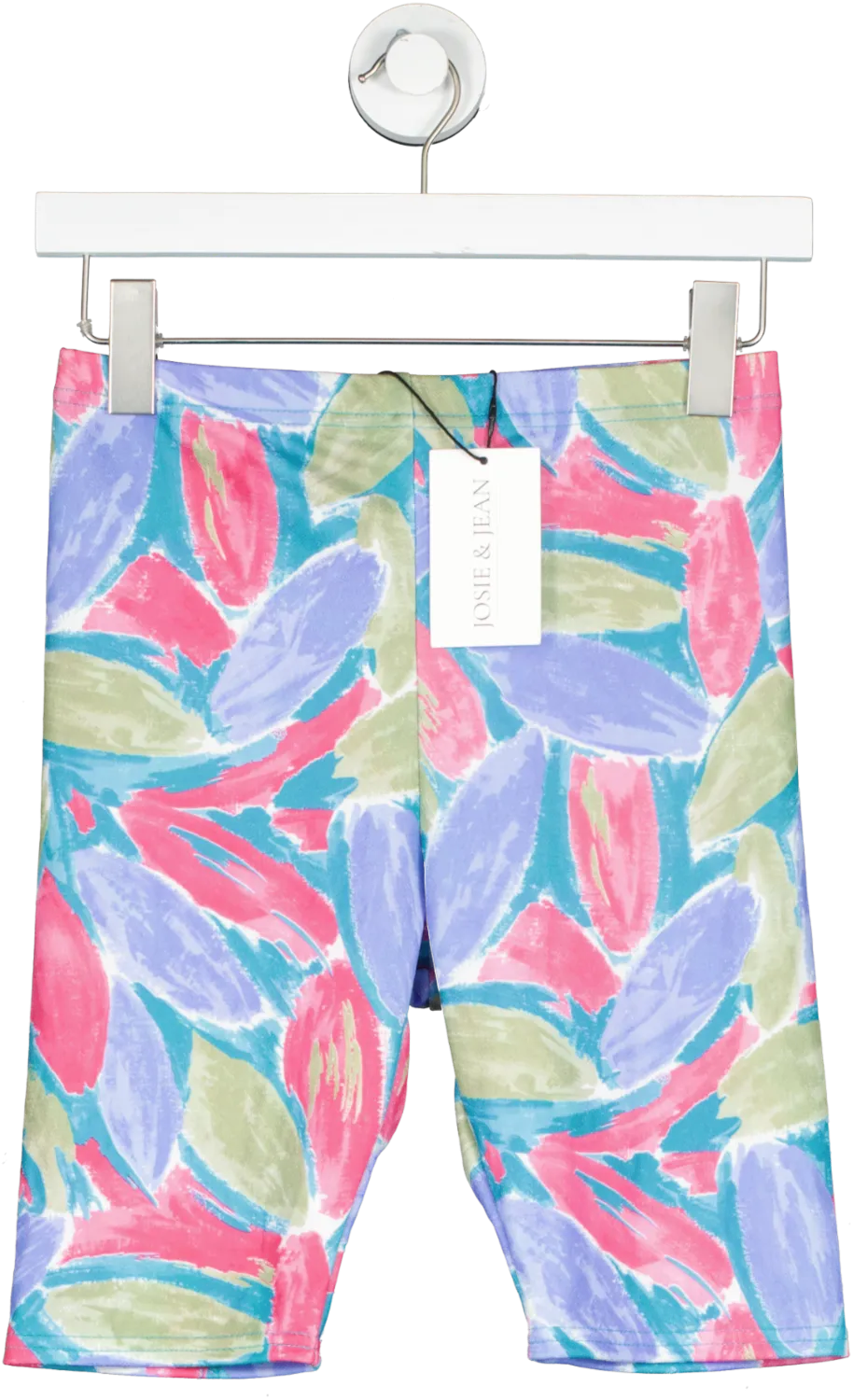 Josie & Jean Multicoloured The Oslo Shorts Brush Print UK 8