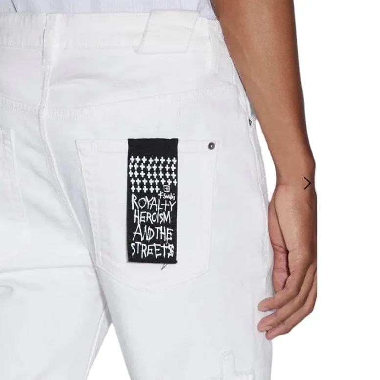 Ksubi Chitch Arktik Kraftwerk Denim (White) MSP24DJ027