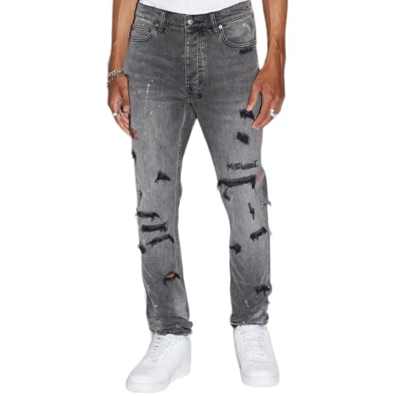 Ksubi Chitch Trashed Devil Denim (Faded Black) MJW23DJ003