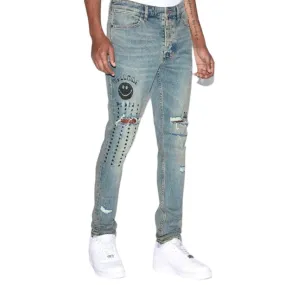 Ksubi Van Winkle Throw Bak Trash Denim Jean (Indigo Denim) MPS24DJ013