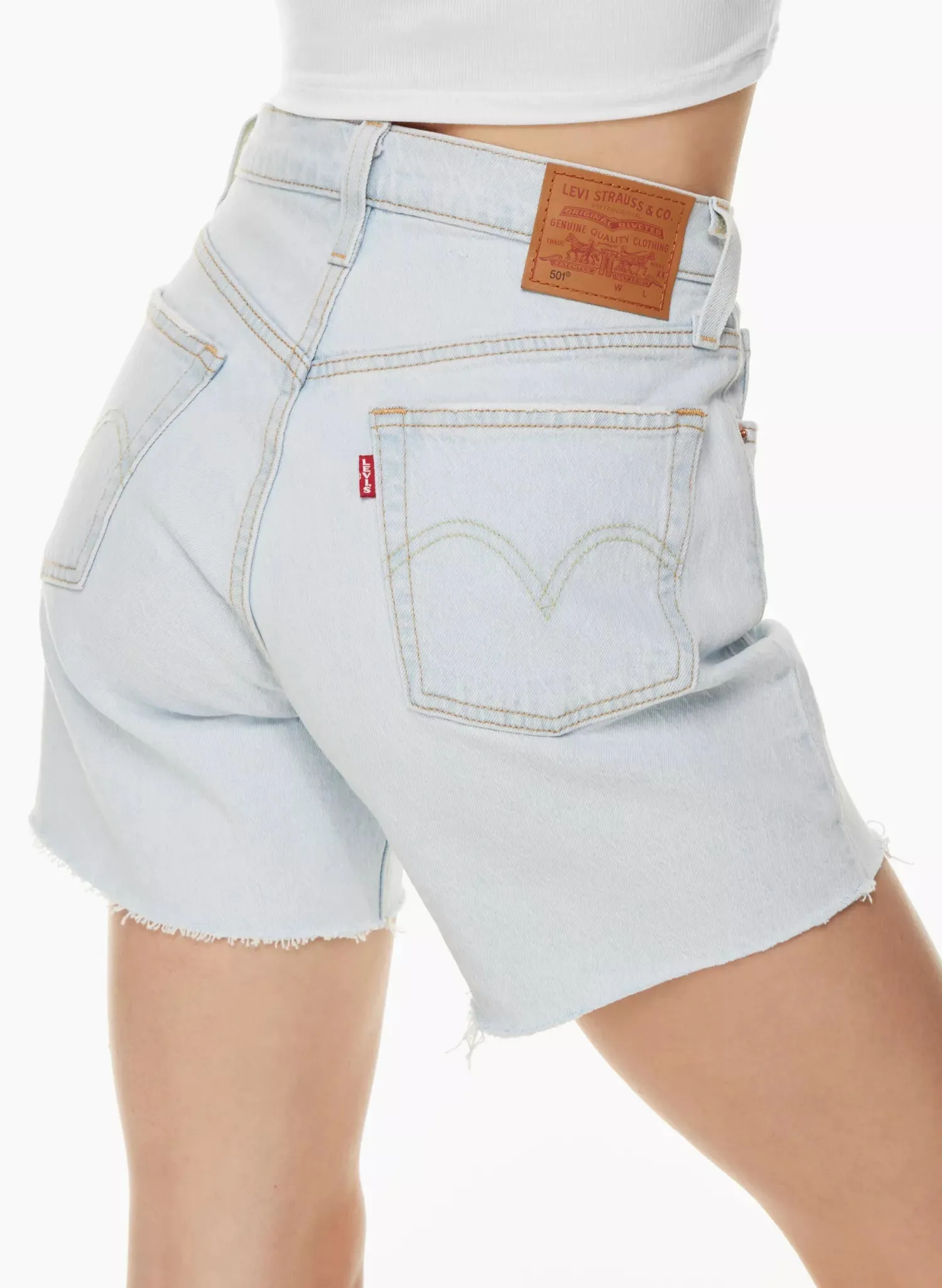 Levi 501 Mid Thigh Short