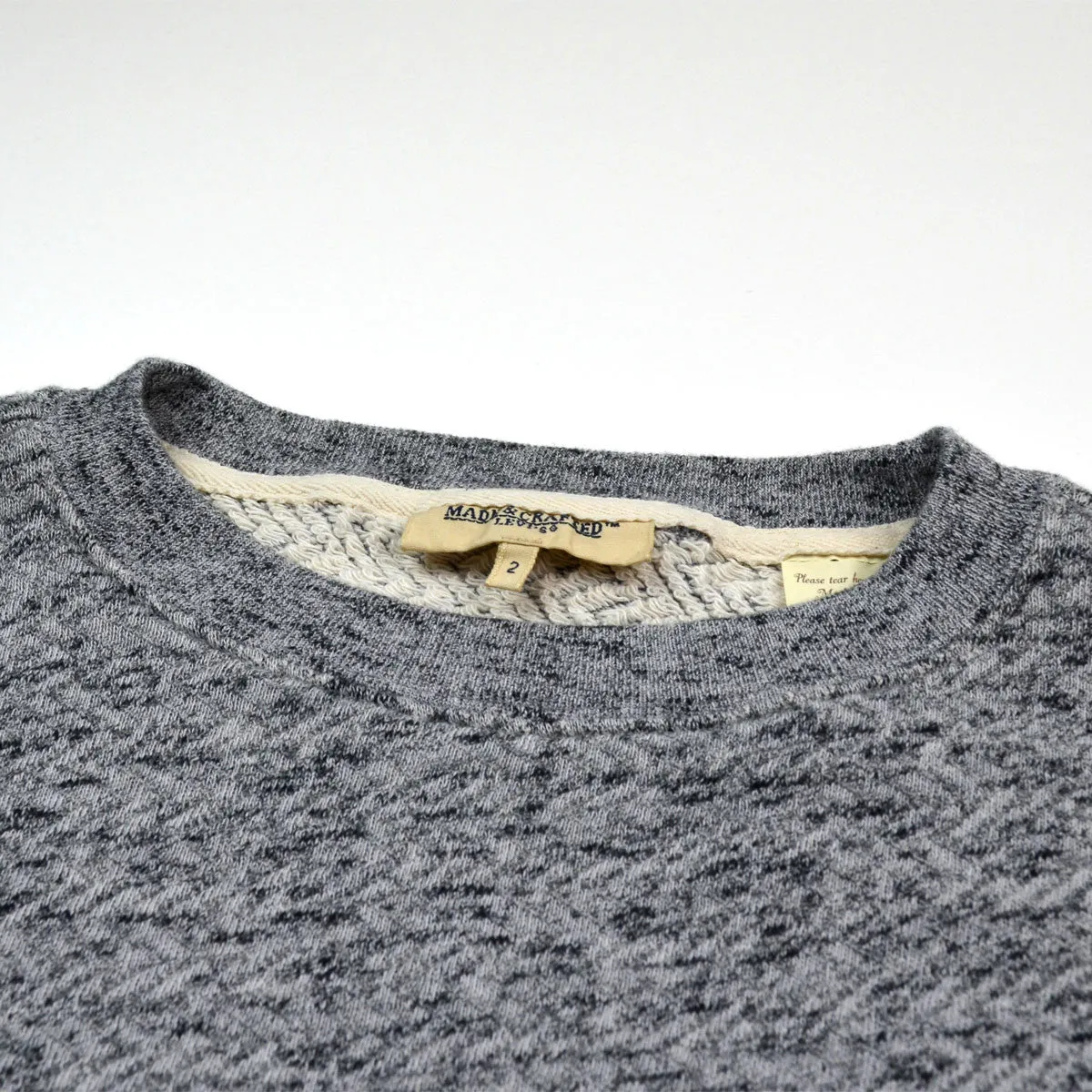 Levi's Made & Crafted - Crew Sweatshirt - Grey Mele