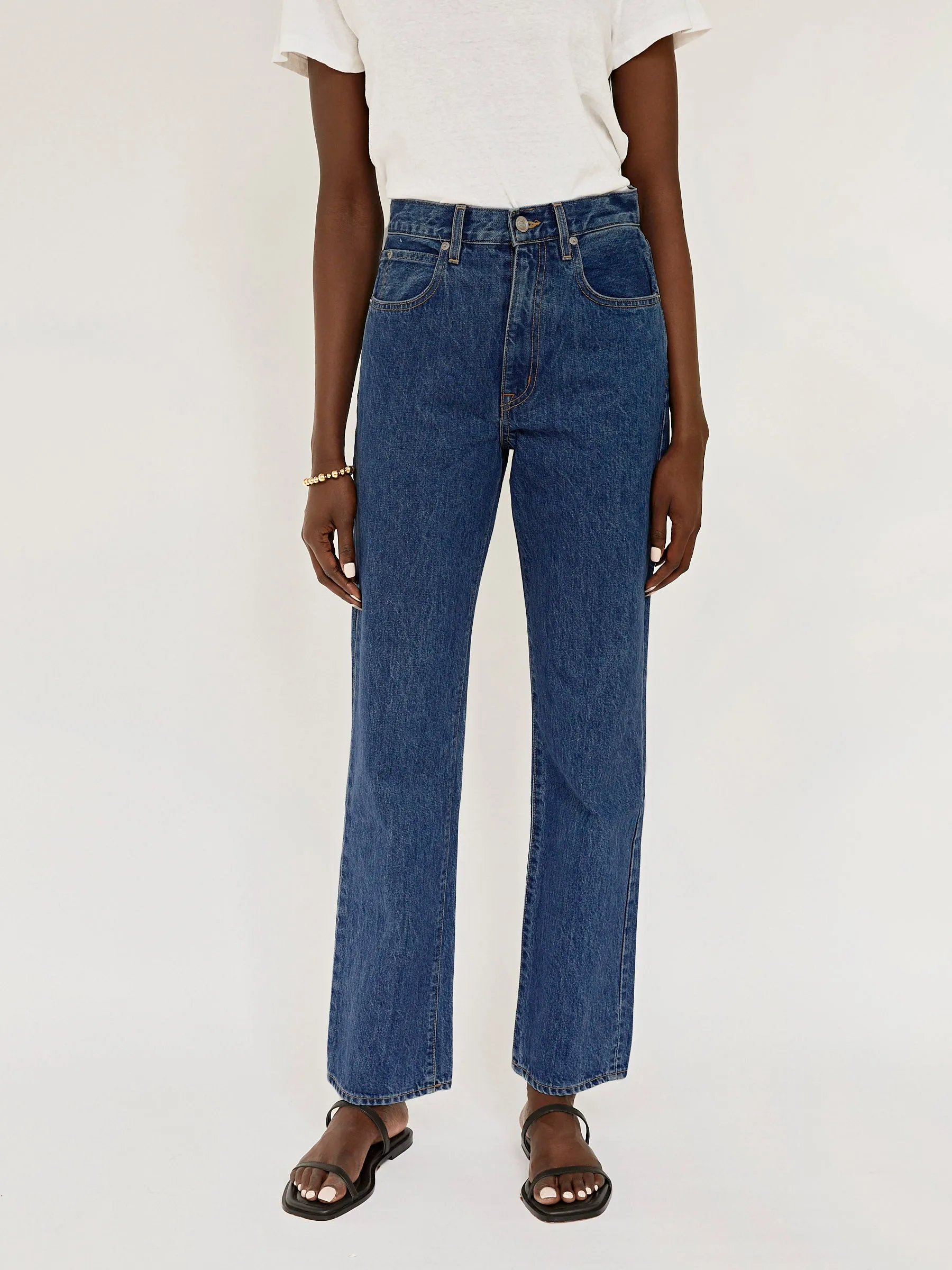 London High Rise Straight Leg Jean