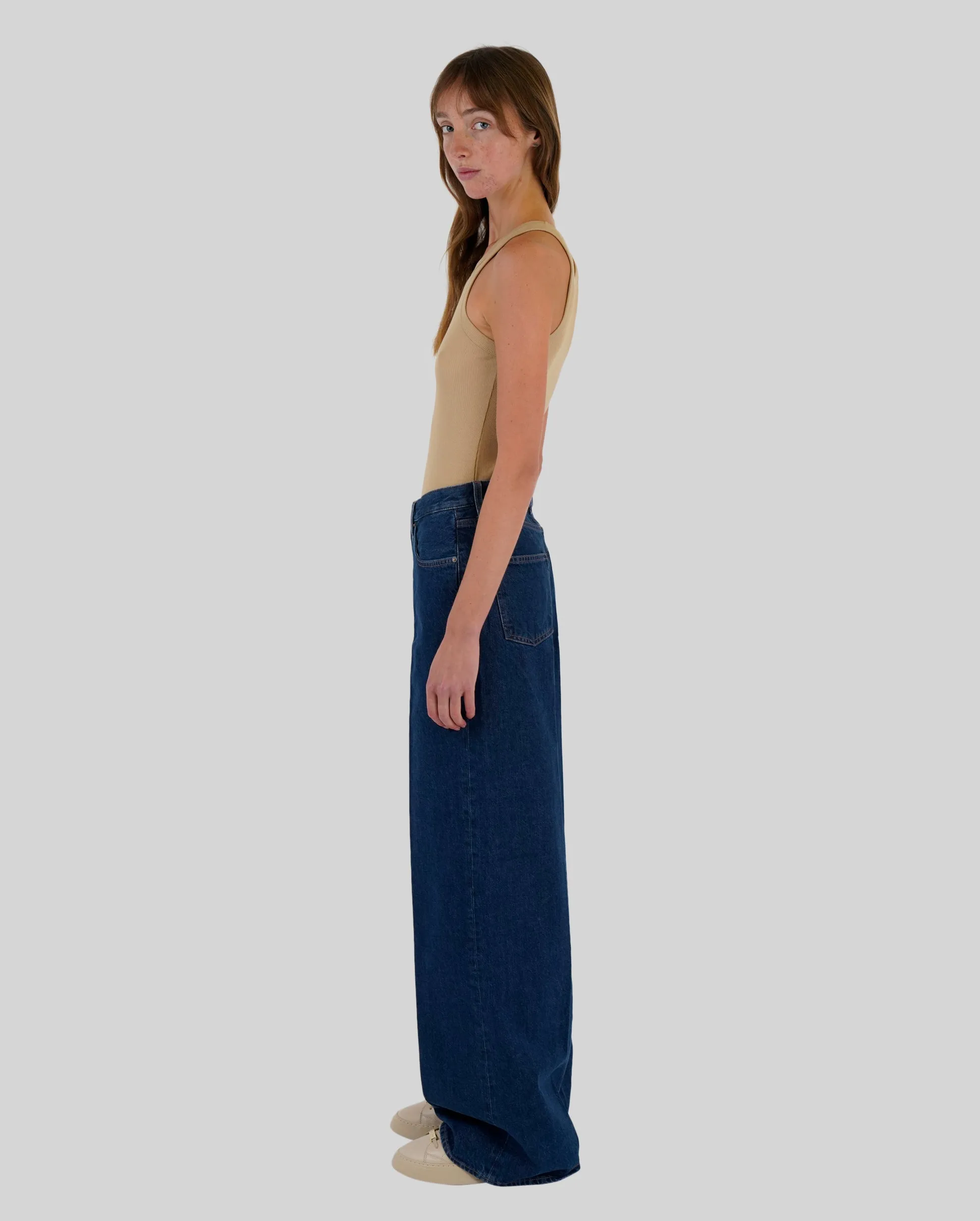 MARGHERITA WIDE LEG / DARK BLUE DENIM