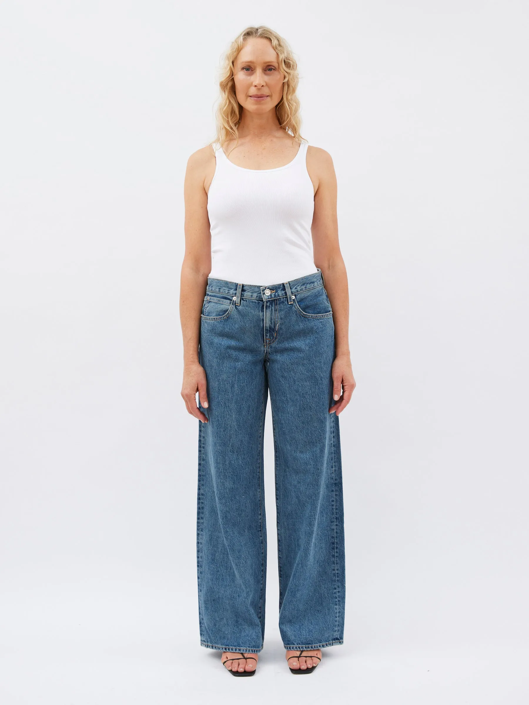 Mica Low Rise Wide Leg Jean