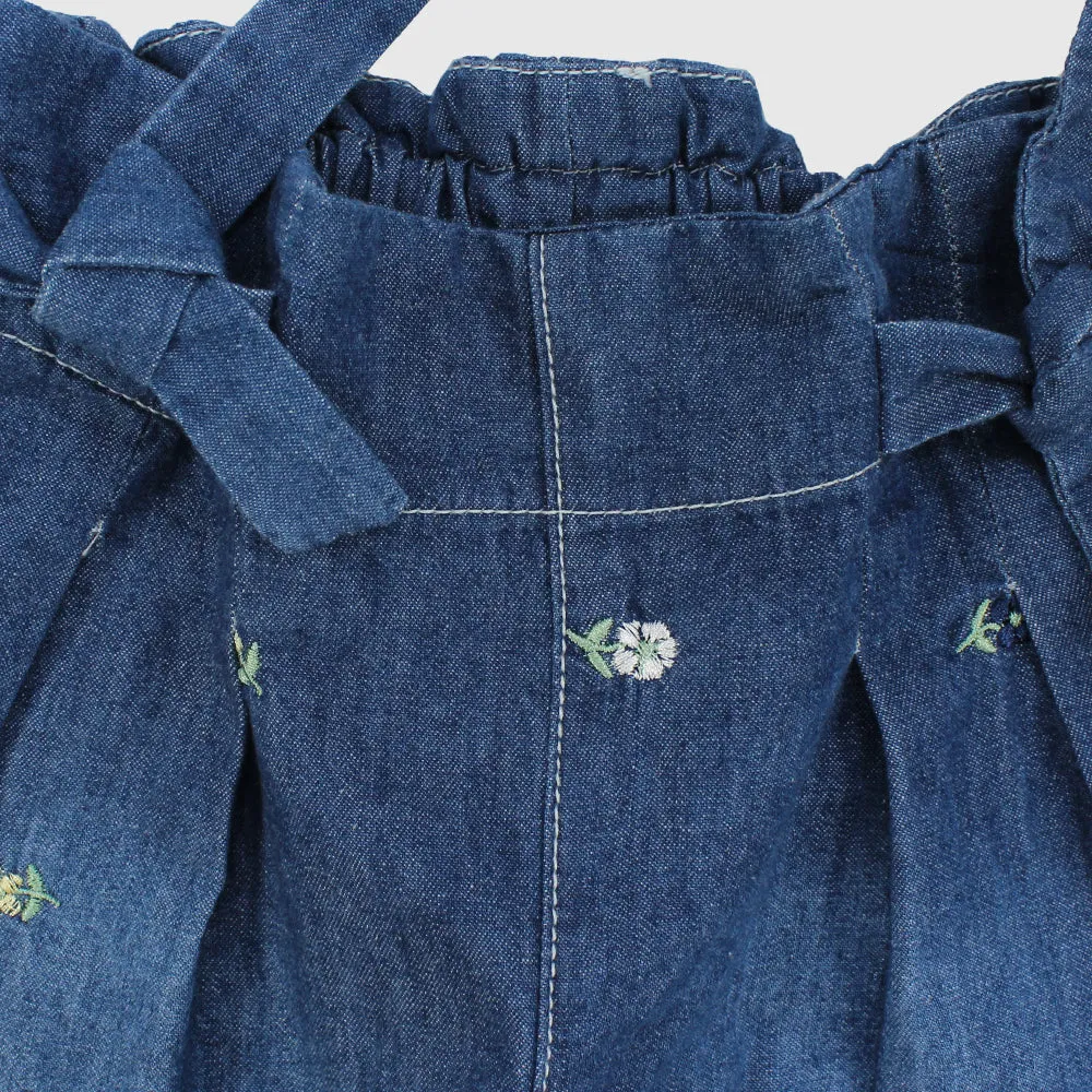 Mini Flowers Jean Shorts