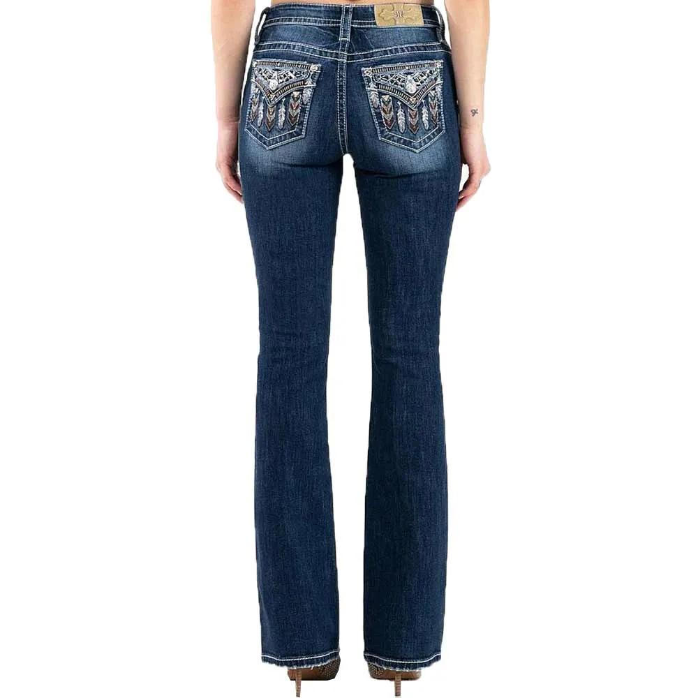 Miss Me Women's Tribal Dreams Bootcut Jeans