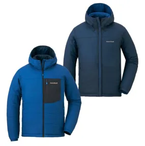 Montbell Jacket Men's Thermawrap Parka - Blue EXCELOFT® Water-Repellent