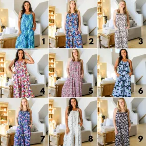 PREORDER: Relaxed Fit Jumpsuit in Assorted Prints