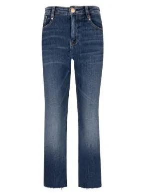 Rachael High Rise Mom Jean with Raw Hem in explore by KUT