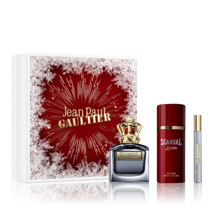 Scandal Pour Homme Jean Paul Gaultier 100ml EDT 3pc gift set for men