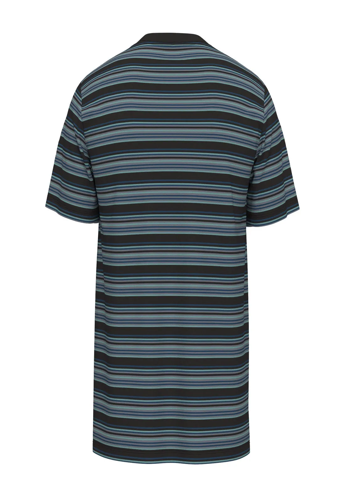 Short Sleeve Original Housemark Tee Rings Stripe Meteorit - Blue