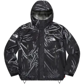 SUPREME TNF PRINTED TAPED SEAM SHELL JACKET-BLACK