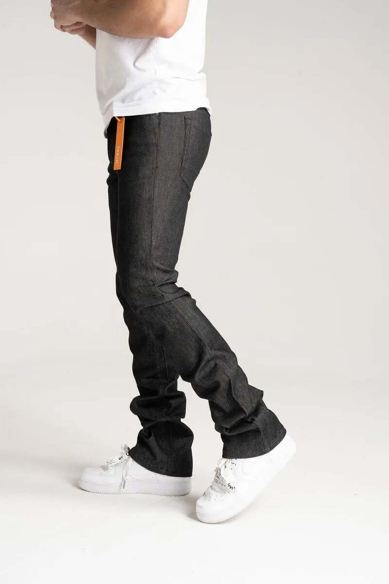 Taker Premium Raw Stretch Stacked Jean (Raw Black)